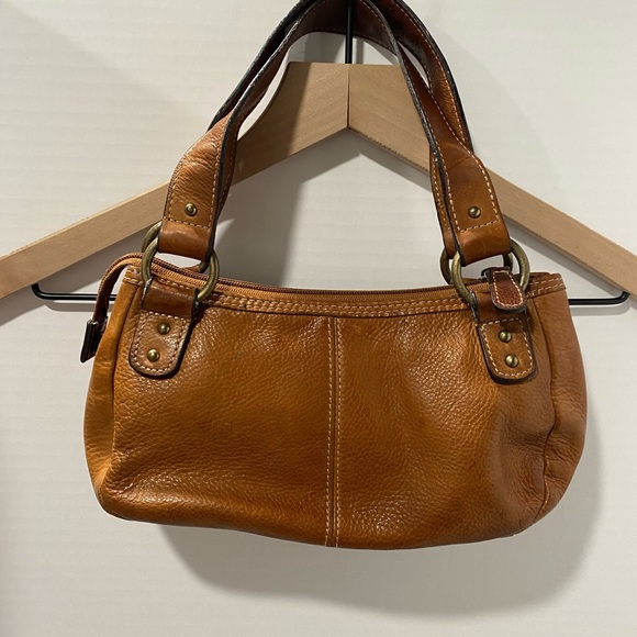 Fossil 90’s Y2K Leather Color Block Hobo Shoulder Bag - Picture 2 of 8